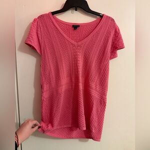 Torrid Pink Coral Everyday Soft Pullover Pointelle Sweater